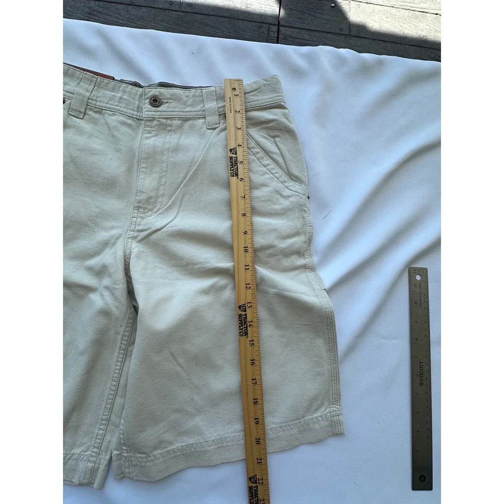 Urban Pipeline Carpenter Shorts Boys 18 Khaki Tan‎ NEW Adjustable Waist Utility